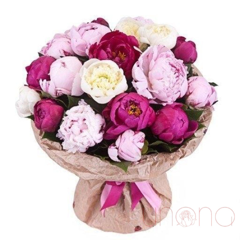 Tender Peonies Bouquet | Ukraine flower Delivery.