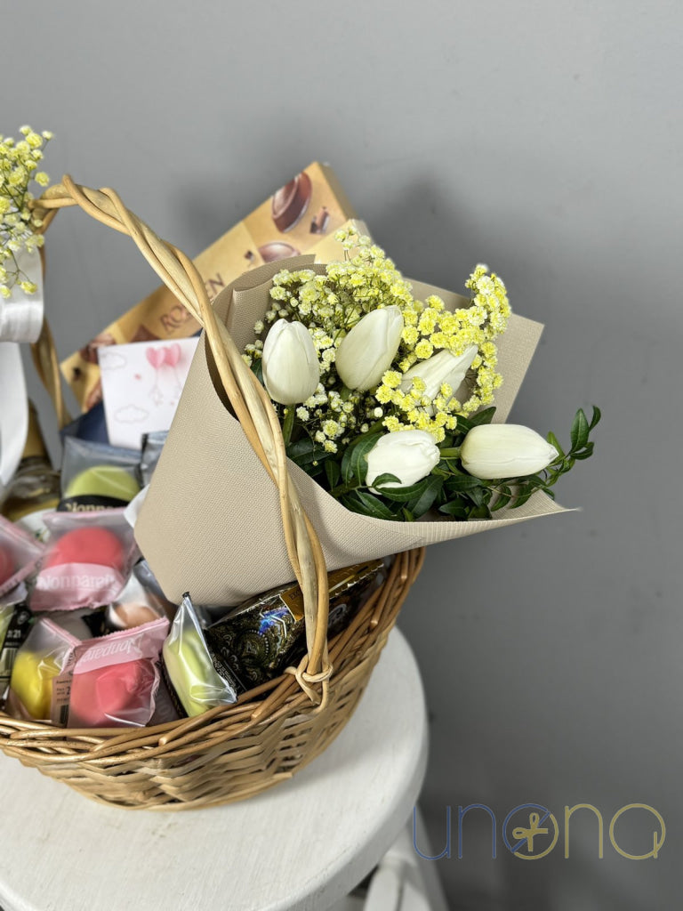 The Yummiest Wishes Gift Basket By Holidays