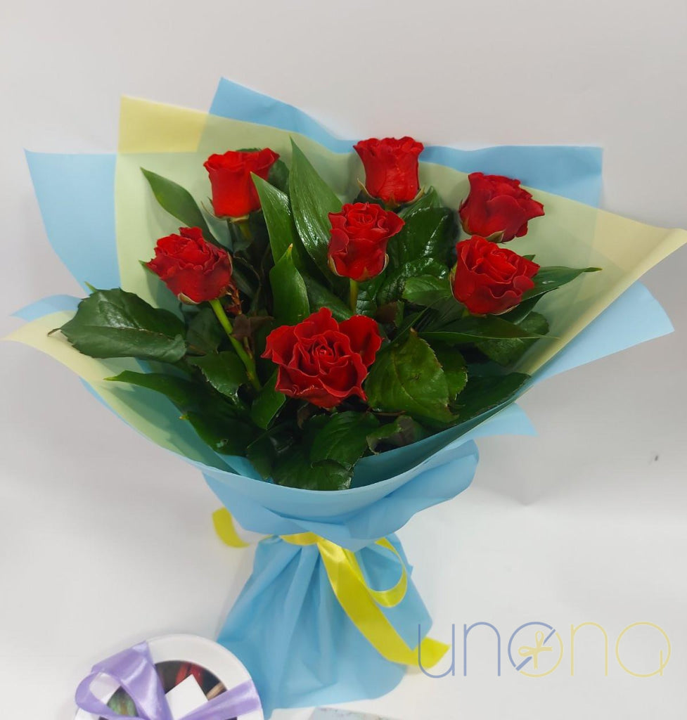 Thinking About You rose bouquet delivery in Kyiv