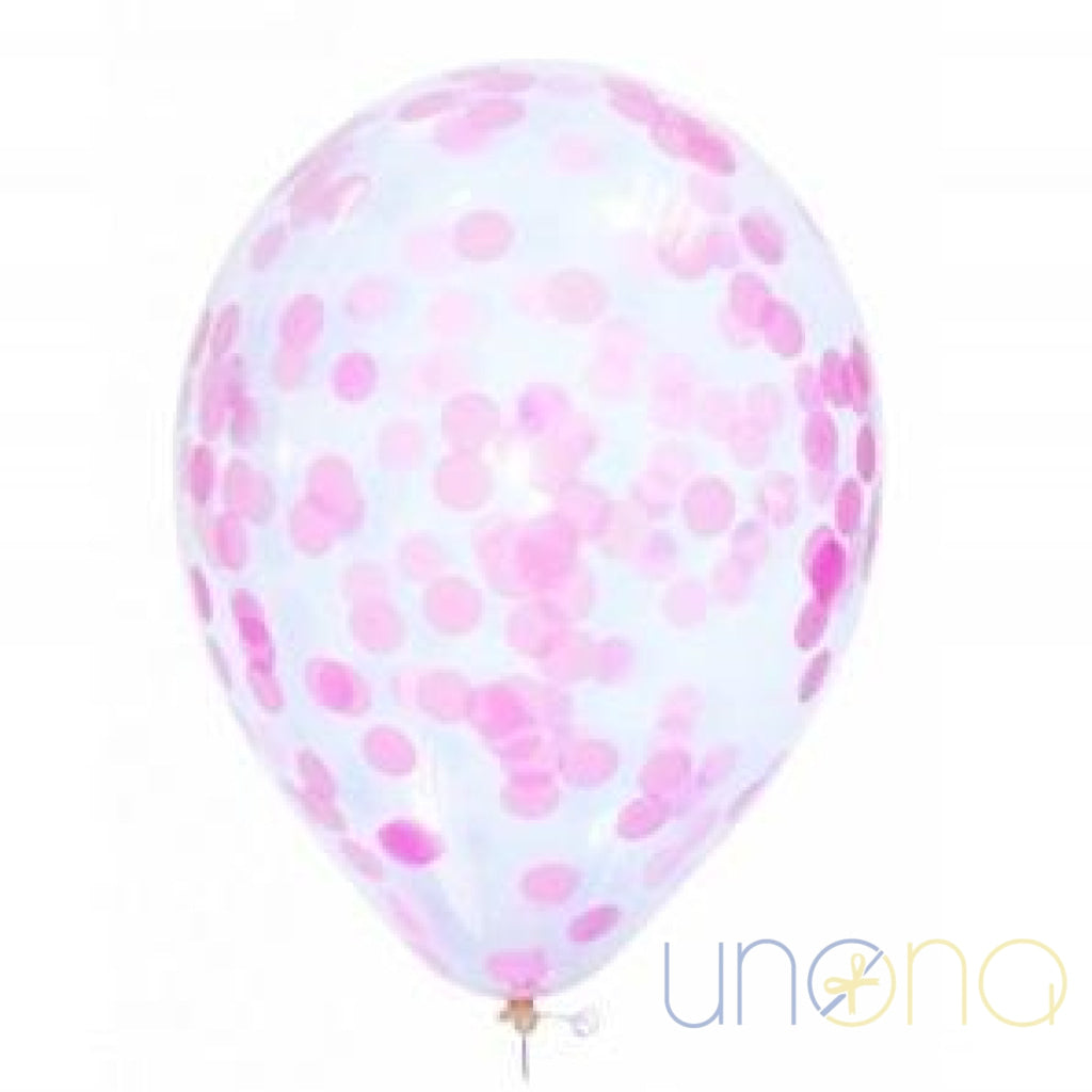 Transparent Balloon with Glitter | Ukraine Gift Delivery.