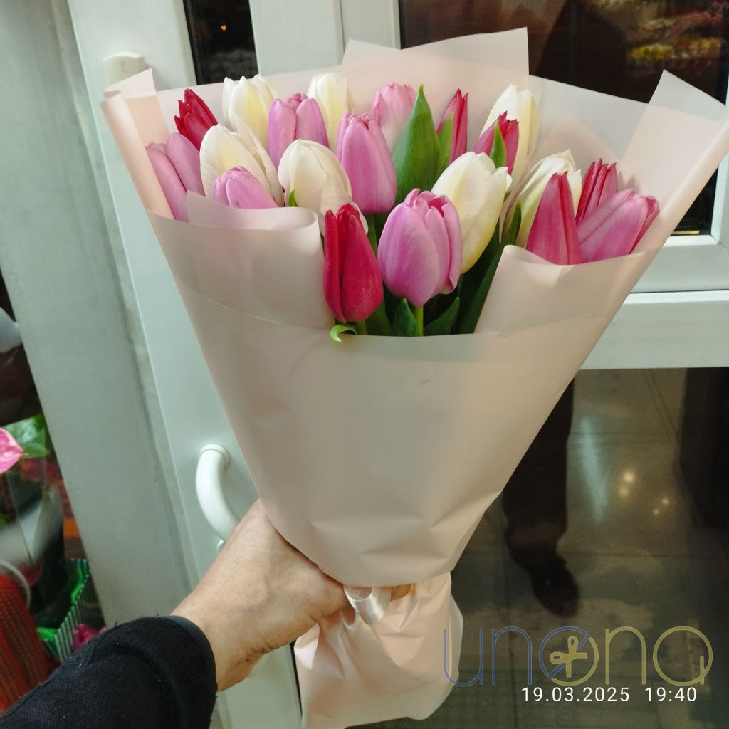 True Love Tulips Bouquet Flowers