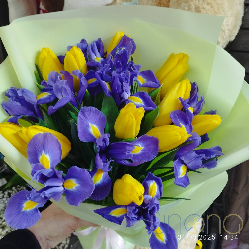 Ukrainian Spring Bouquet Irises
