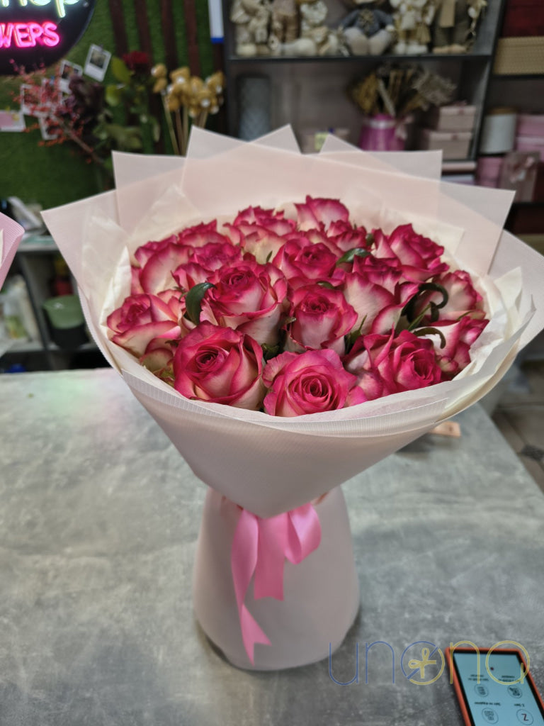 Vulcanic Passion bouquet roses