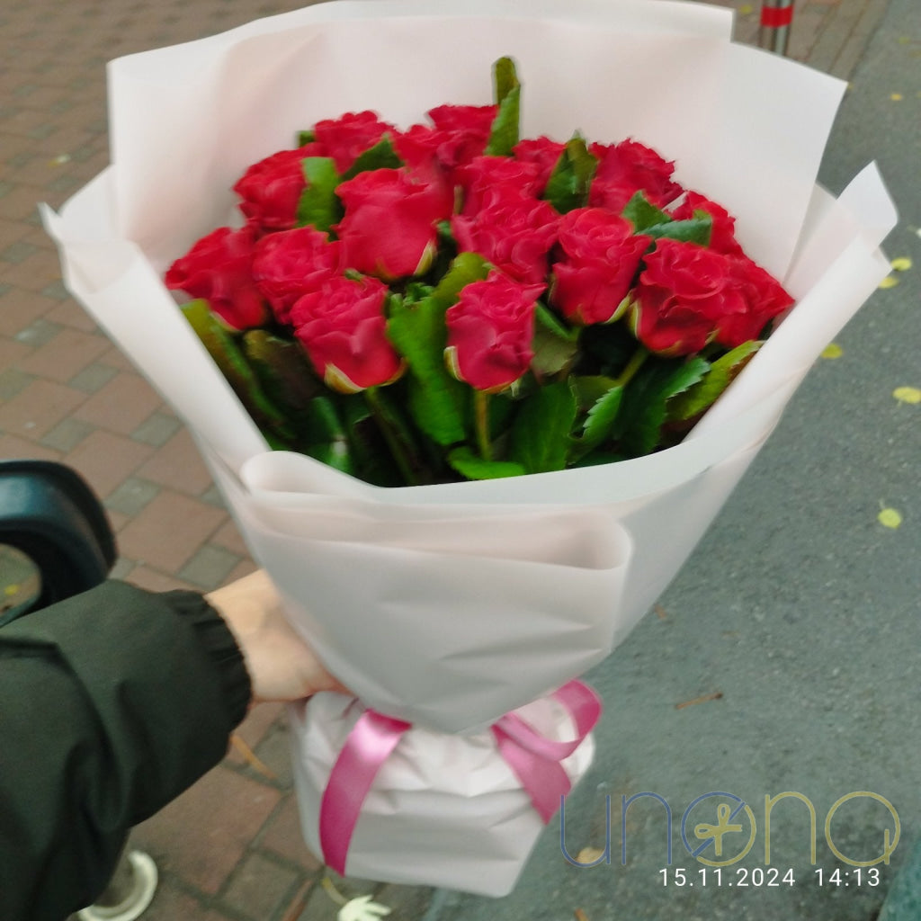 Vulcanic Passion Bouquet Roses