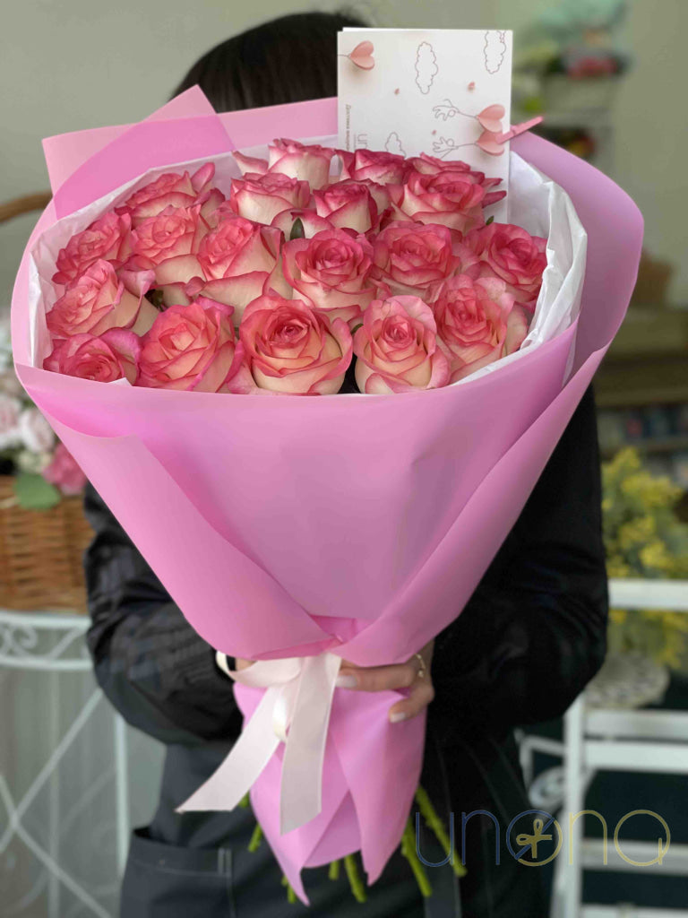 Vulcanic Passion bouquet roses