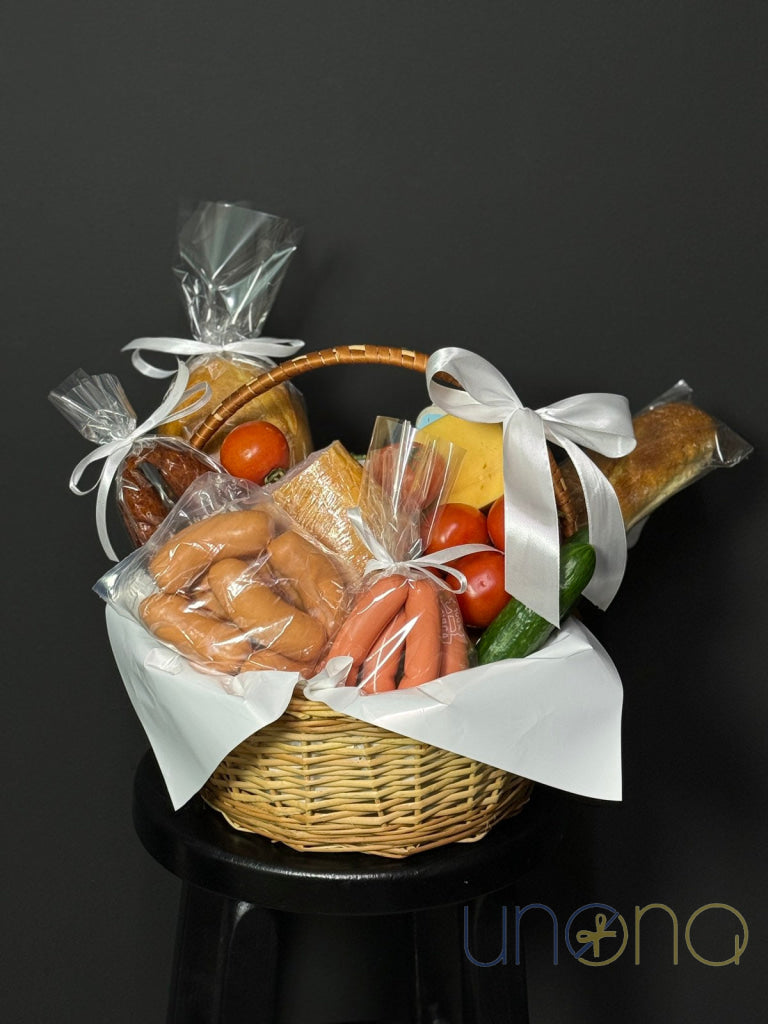 Warmhearted Wishes Food Basket By City