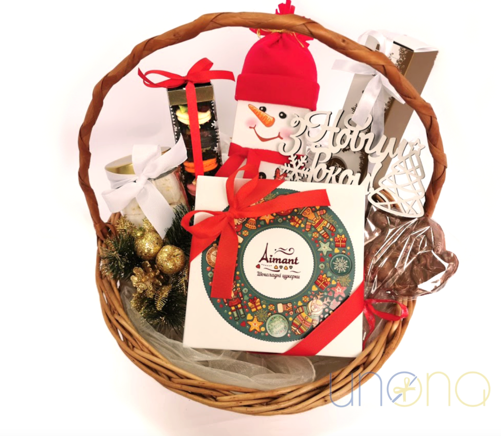 Winter Fairytale Elite Sweets Basket Gift Box