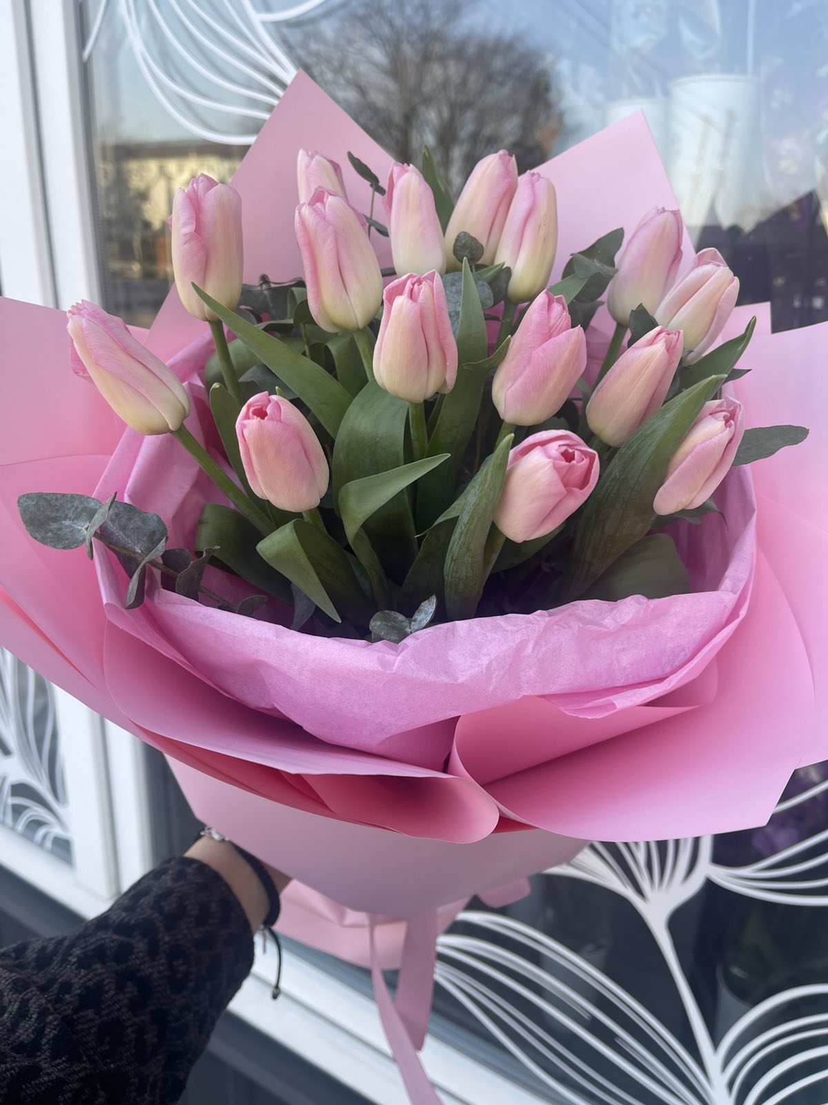 Bouquet de tulipes tentant