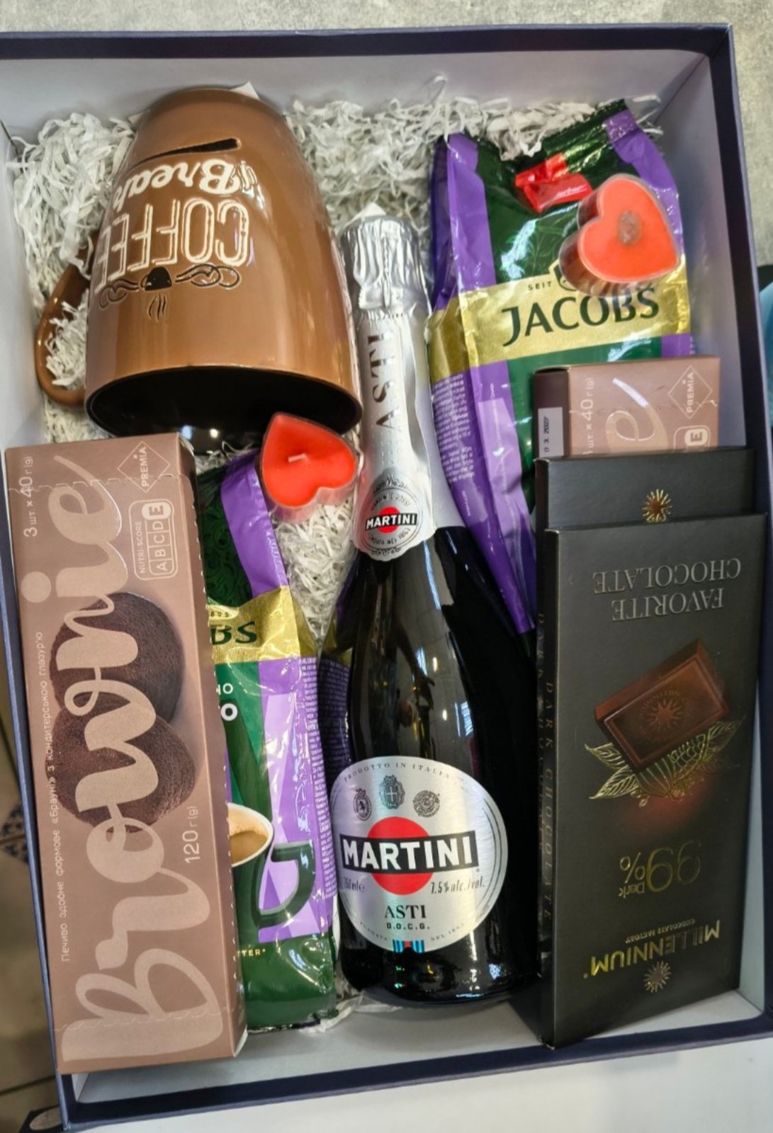 Coffret Cadeau Martini Au Chocolat
