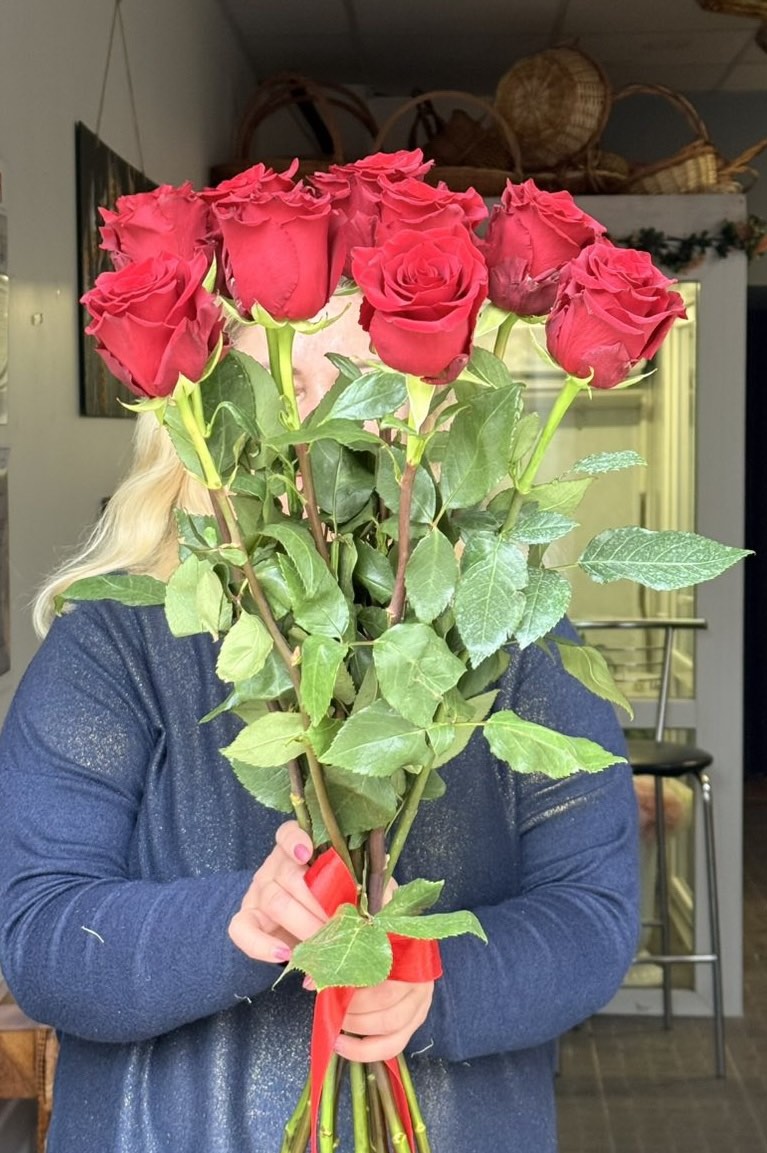 Bouquet de roses "Je t'aime de loin"