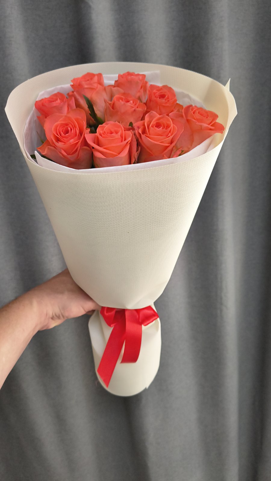 Bouquet de roses "Je t'aime de loin"