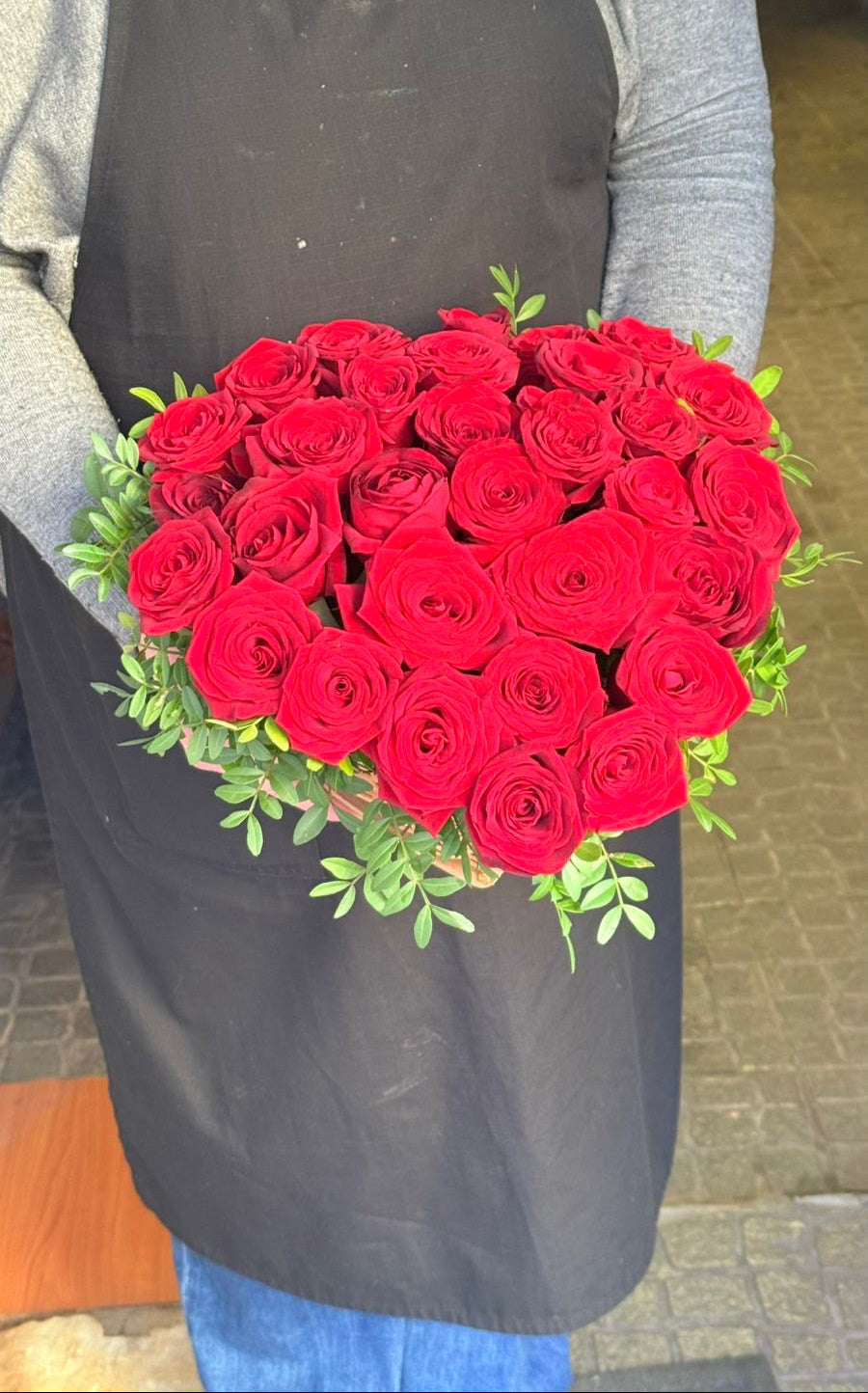 Arrangement d'amour fleuri