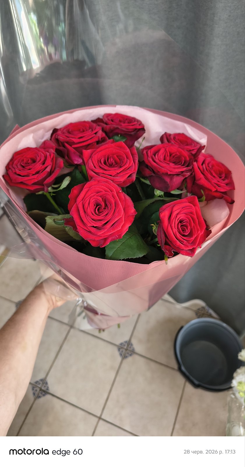 Bouquet de roses "Je t'aime de loin"