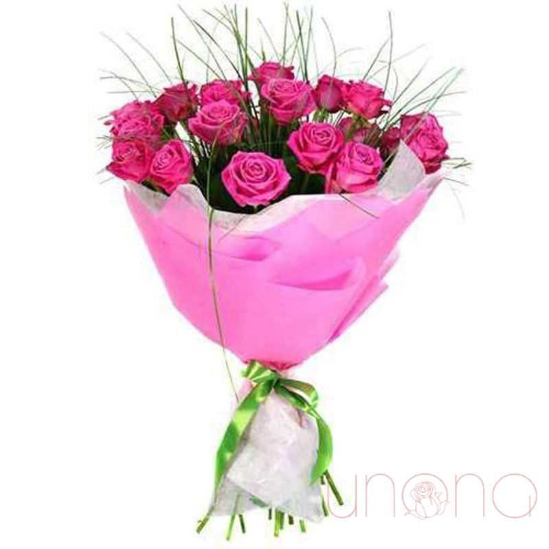 Amazing Pink Roses Bouquet | Ukraine Gift Delivery.