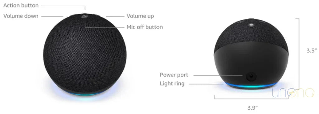 Echo Dot speaker with LED clock – Ukraine gift delivery servic