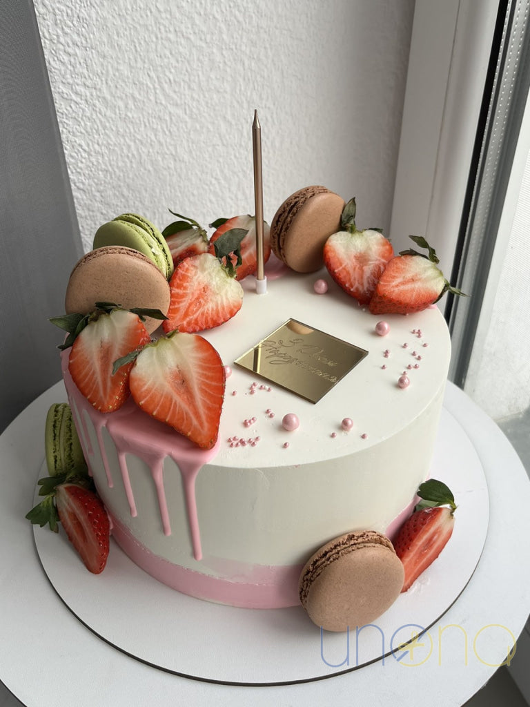 Artisan birthday cake made fresh to order in Ukraine