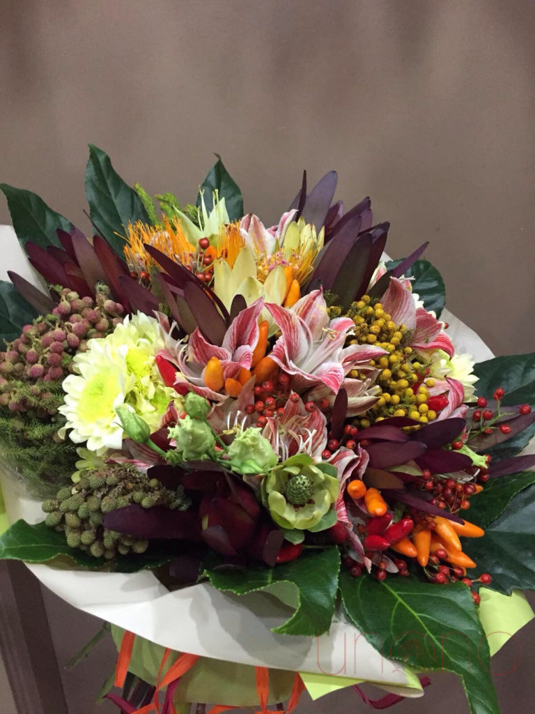 Autumnally Romantic Bouquet | Ukraine Gift Delivery.