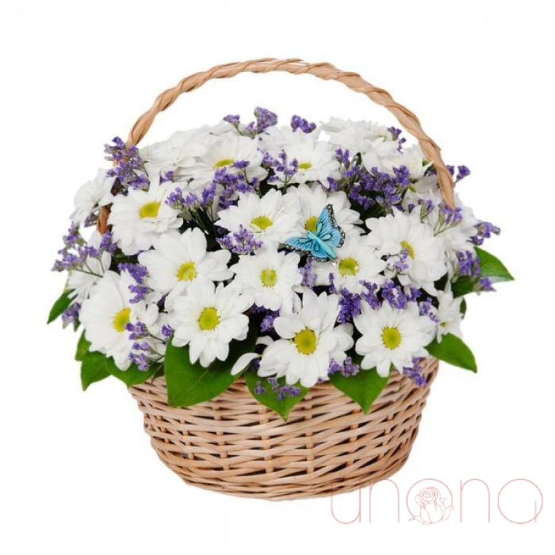 Basket of Camomile Love | Ukraine Gift Delivery.