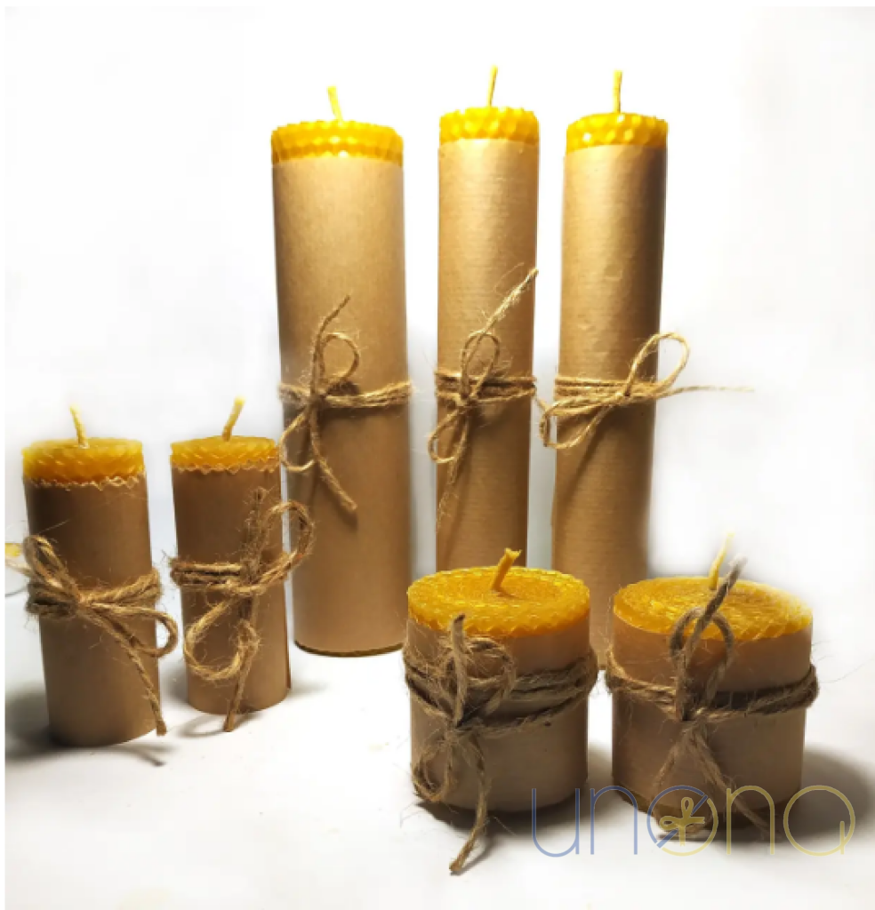 Beeswax Candle Set Gift Baskets