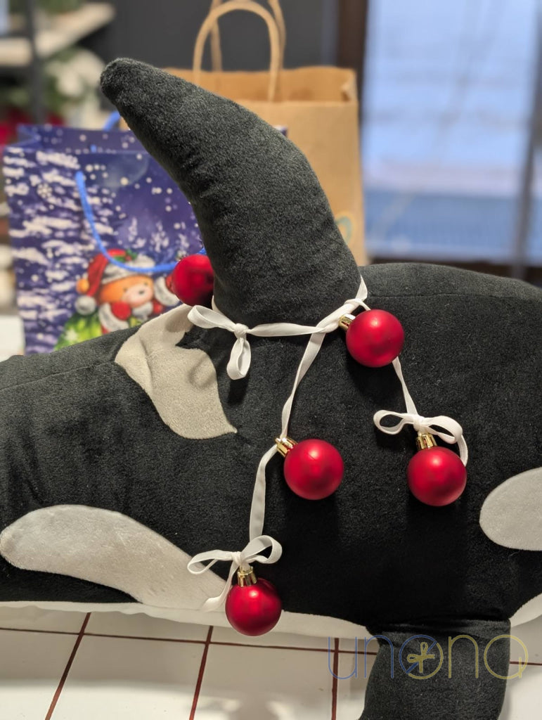 Send Toy Gifts to Ukraine - Black & White Orca Plush Toy by