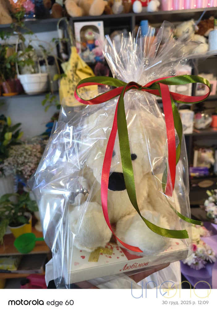 Medium Blizzard Stuffed Bear By Holidays