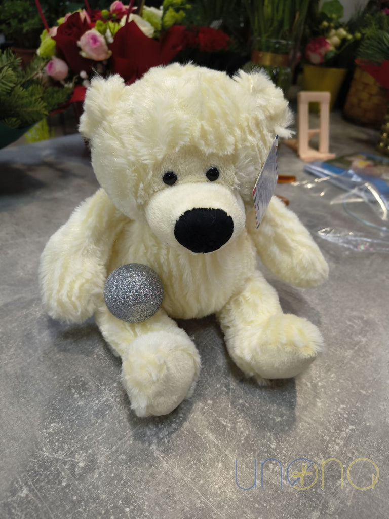 Medium Blizzard Stuffed Bear By Holidays