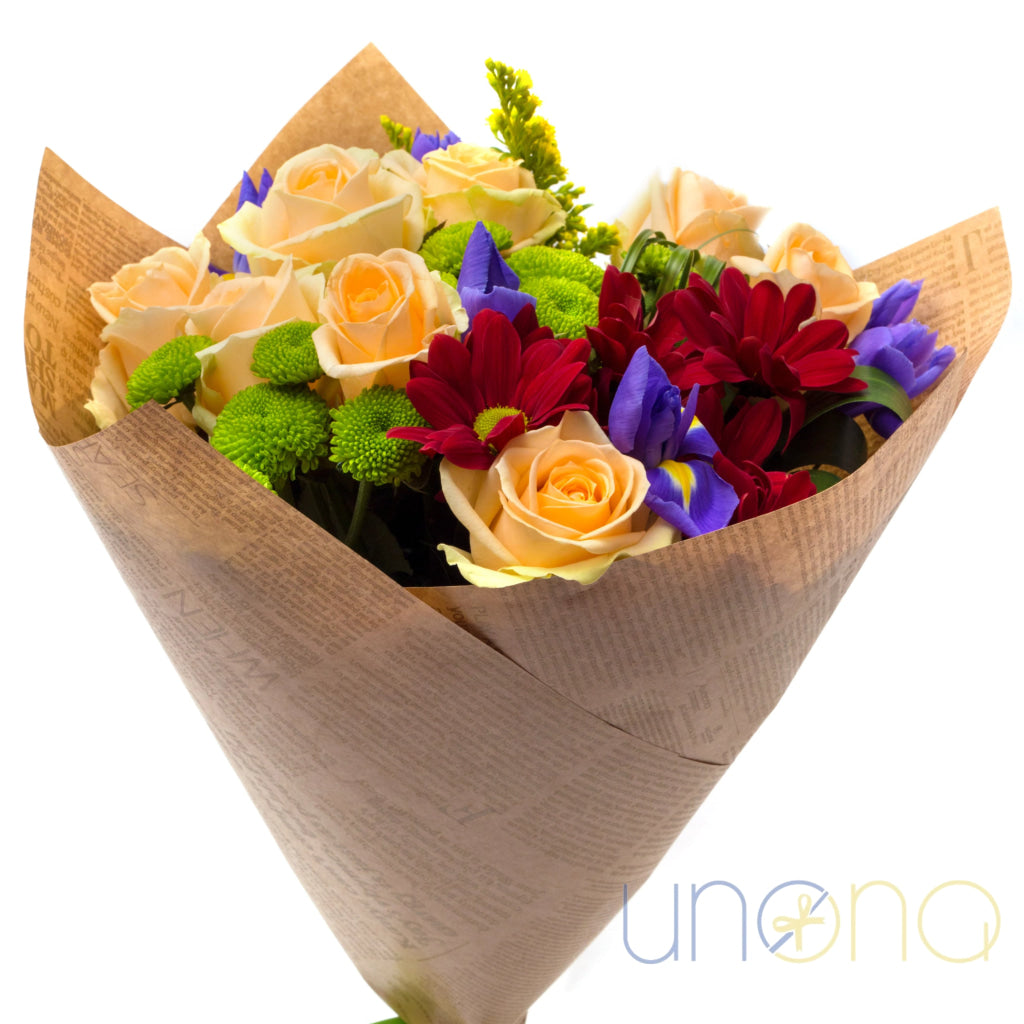 Blooms Adoration Bouquet | Ukraine Gift Delivery.