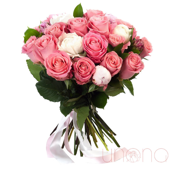 Blushing Sweetness Bouquet | Ukraine Gift Delivery.