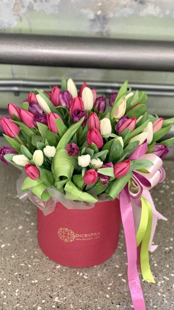 Box of Tulips Beauty Queen | Ukraine Gift Delivery.