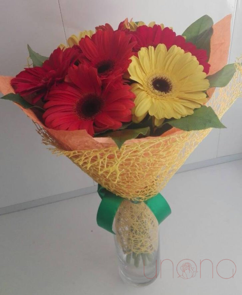 Cheerful Gerberas Bouquet | Ukraine Gift Delivery.