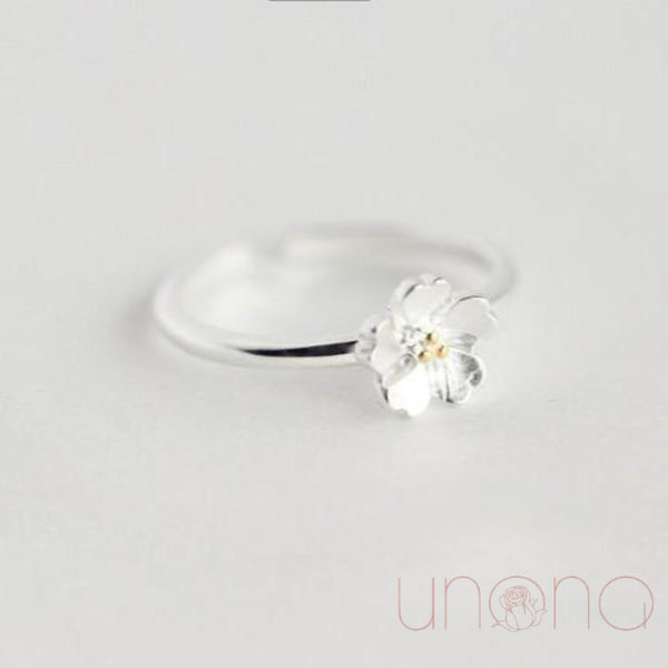Cherry Blossoms Silver Ring | Ukraine Gift Delivery.
