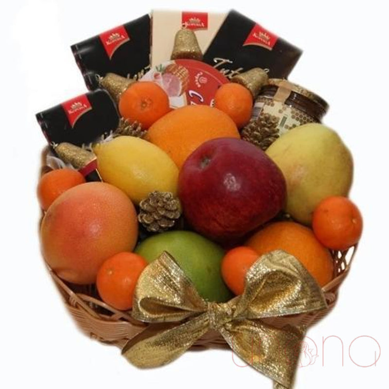 Chocolate, Cheese and Fruit Basket | Ukraine Gift Delivery.