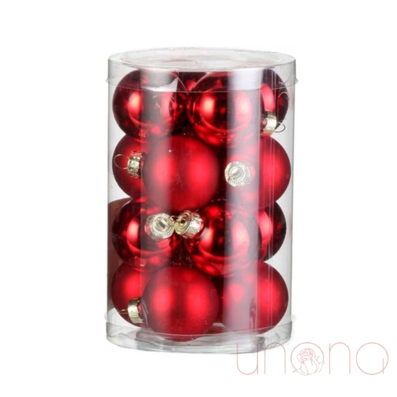 Red Christmas Decorations Set | Ukraine Gift Delivery.