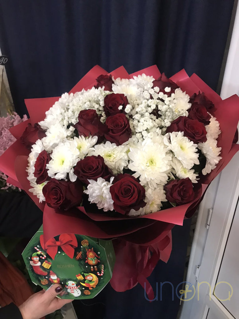 Christmas Romance Bouquet Christmas flowers