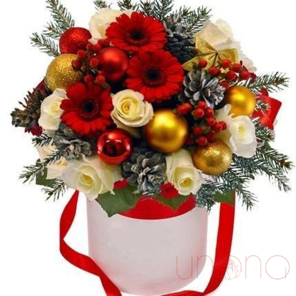 Christmassy Love Arrangement | Ukraine Gift Delivery.