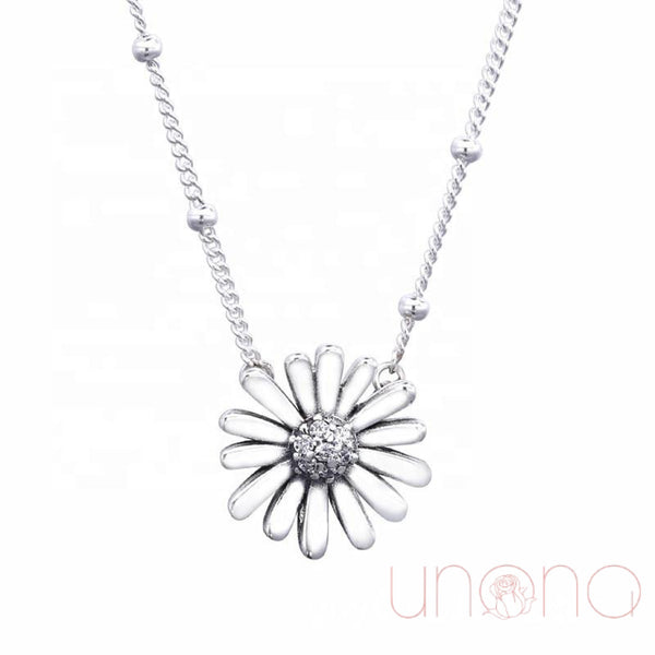  Daisy Silver Necklace | Ukraine Gift Delivery.