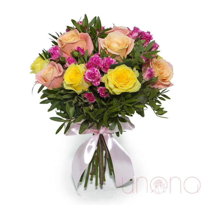 Delicate Roses Bouquet | Ukraine Gift Delivery.