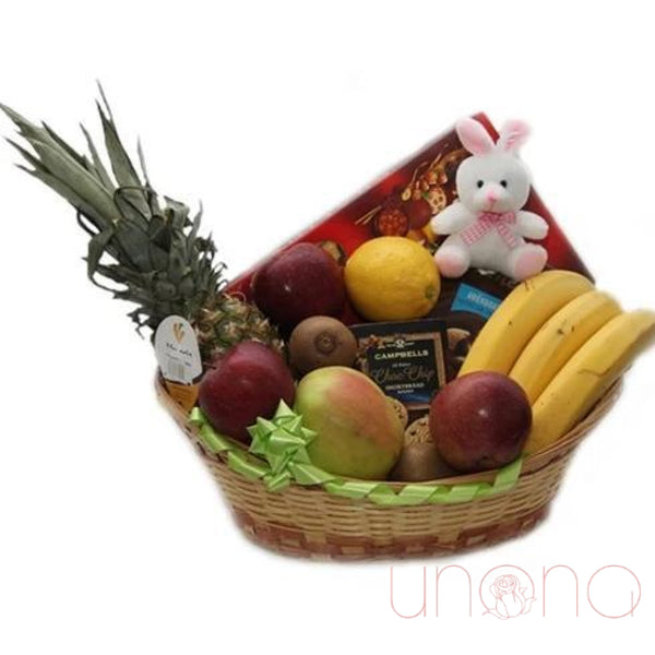 Fresh Fruit and Chocolates Basket | Ukraine Gift Delivery.