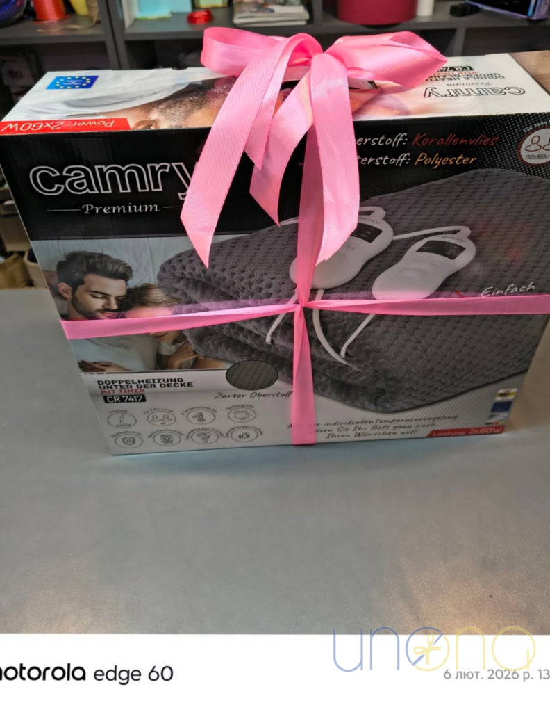 Electric Heating Blanket – Single & Double Sizes | Soft Fleece 4 Heat Levels Safe & Practical Gift for Ukraine