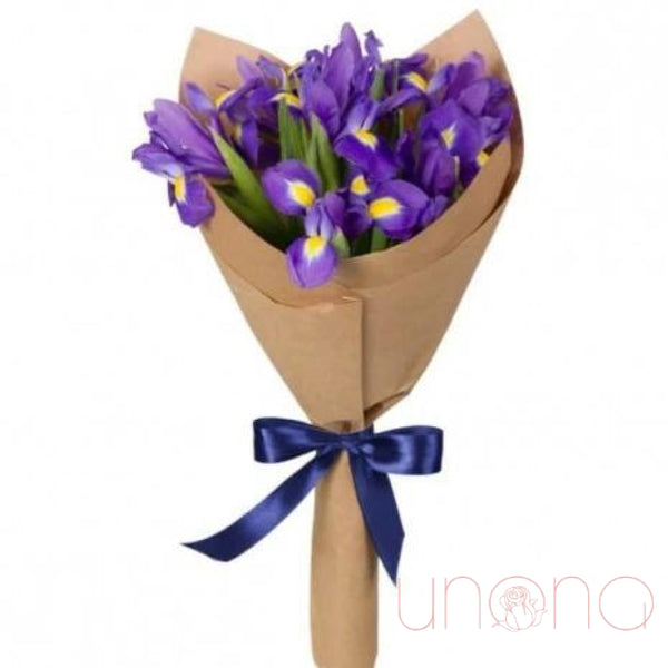 Exceptional Irises Bouquet | Ukraine Gift Delivery.