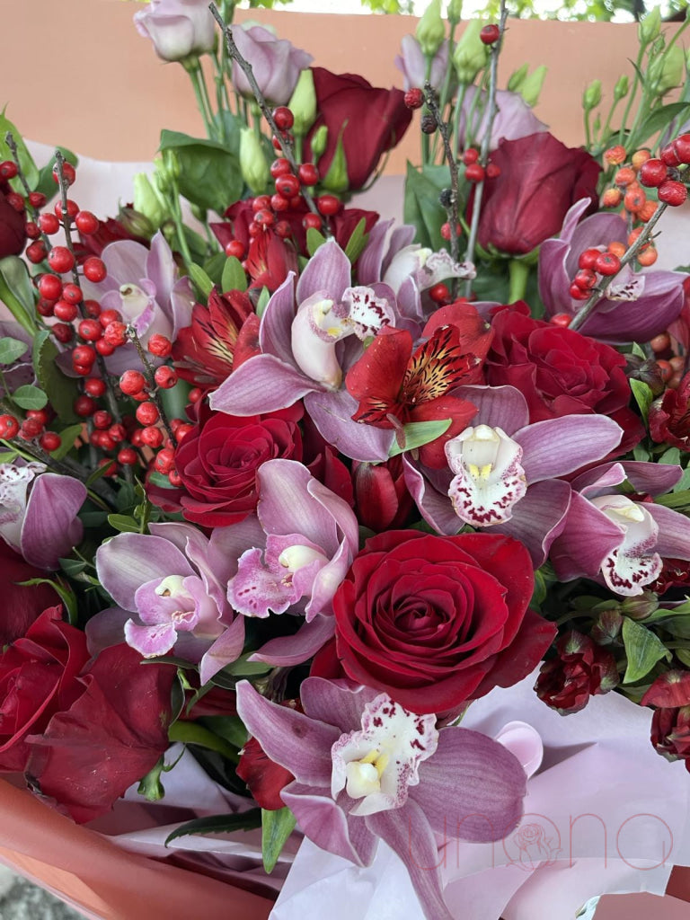 Exotic Orchids And Roses Bouquet By Price
