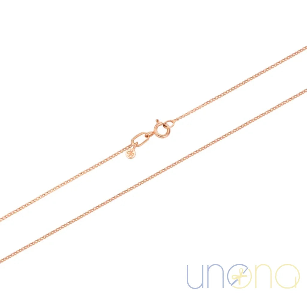 Exquisite Gold Chain With Panzer Weave – 14K Yellow Golden Chain