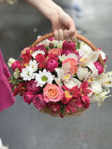 Fairy-Tale-Ish Basket Flowers