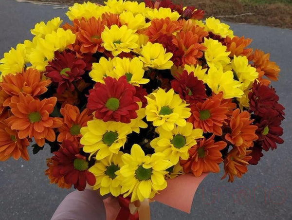 Fall Chrysanthemums Bouquet | Ukraine Gift Delivery.