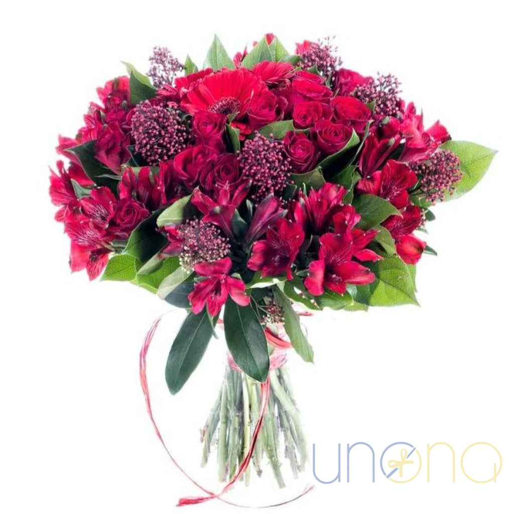 Flammeous Feelings Bouquet | Ukraine Gift Delivery.