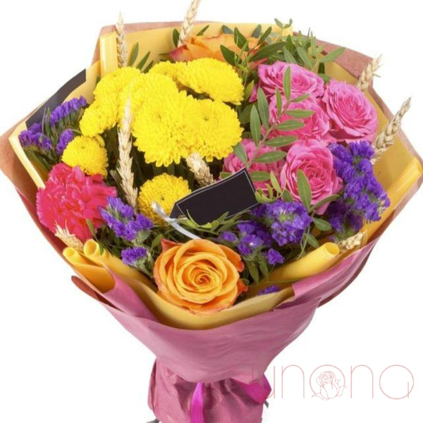 Floral Energy Bouquet | Ukraine Gift Delivery.