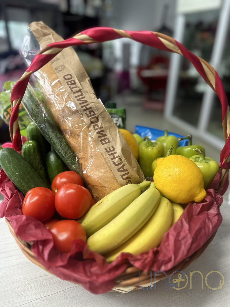 Fresh Organic Food Basket Gift Baskets