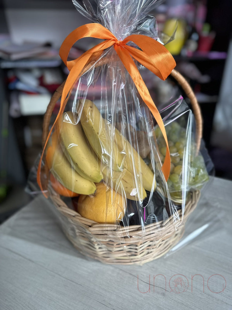 Fruit and Jam Gift Basket fruit basket