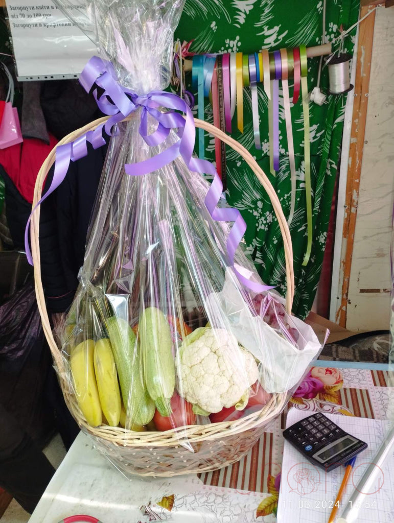 Generous Fruit And Vegetable Basket Gift Baskets