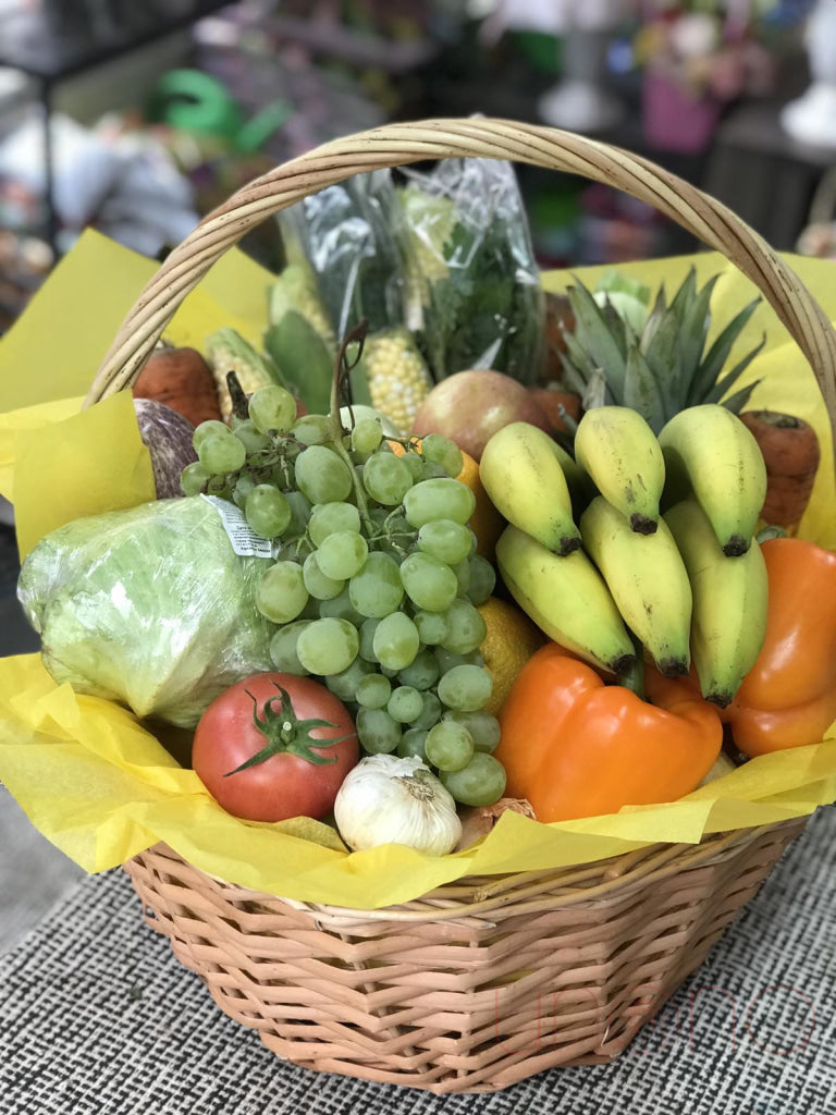 Generous Fruit And Vegetable Basket Gift Baskets